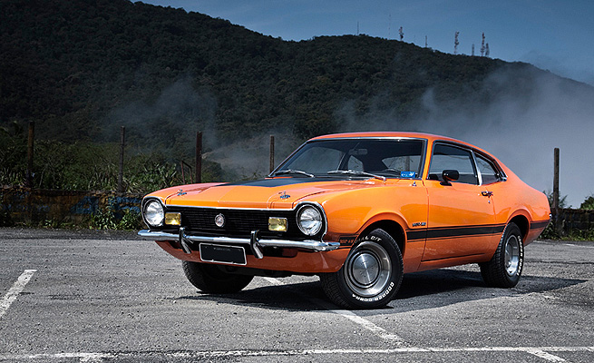 1973 Maverick GT laranja