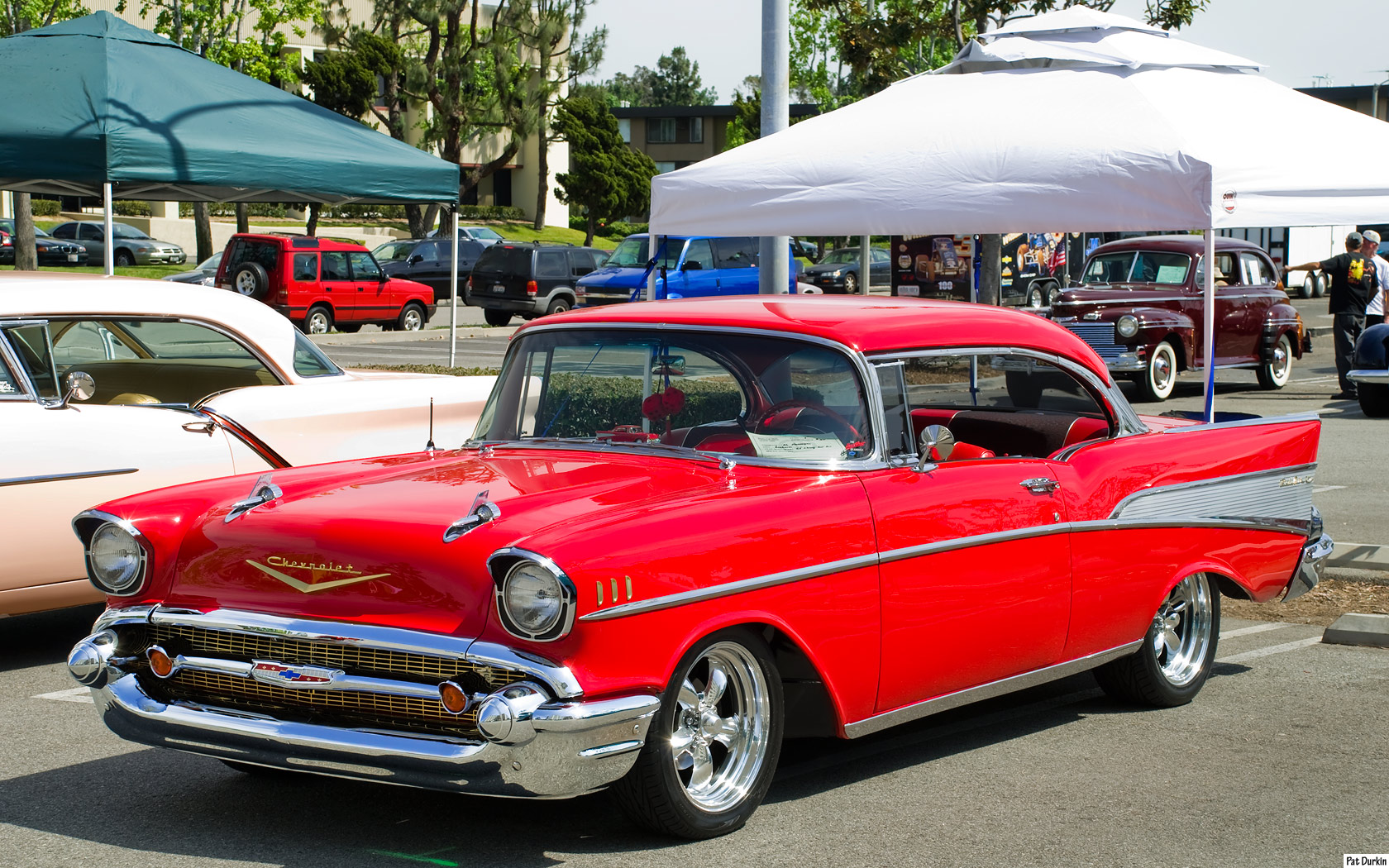 1957 Bel Air Vermelho