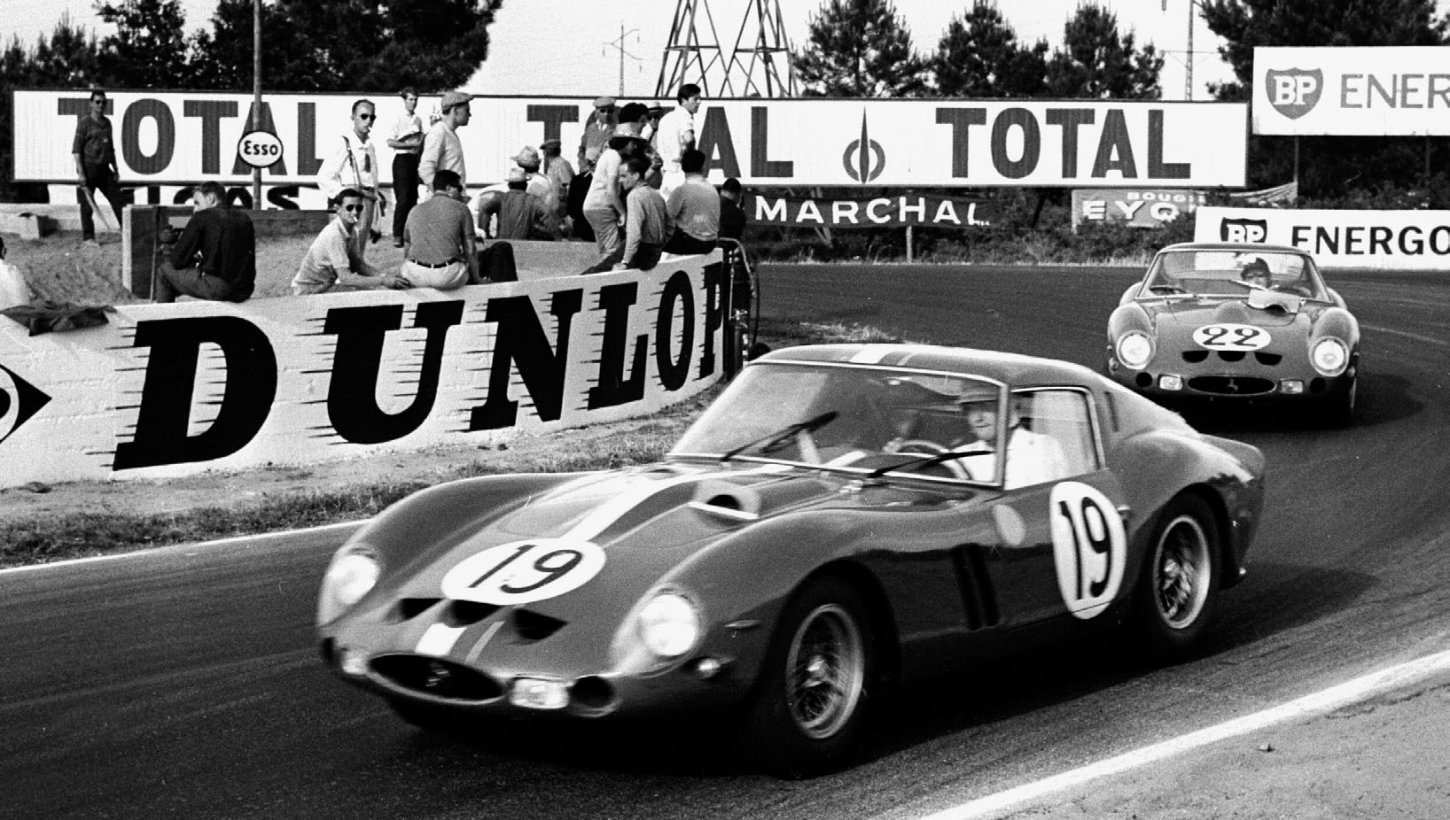 1962 24 HEURES DU MANS #19 Ferrari (Pierre Noblet) Jean Guichet (F) - Pierre Noblet (F) - () - res02 , #22 Ferrari (Equipe Nationale Belge) Jean Blaton dit Beurlys (B) - Leon Dernier (B) - () - res03