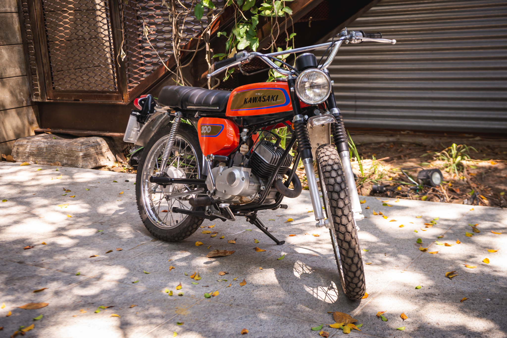 1971 Kawasaki 100 a venda the garage