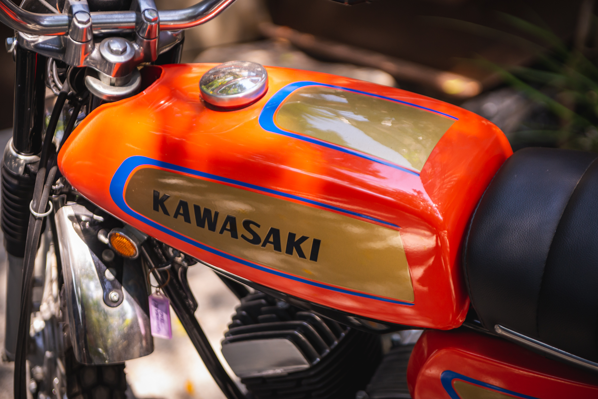 1971 Kawasaki 100 a venda the garage