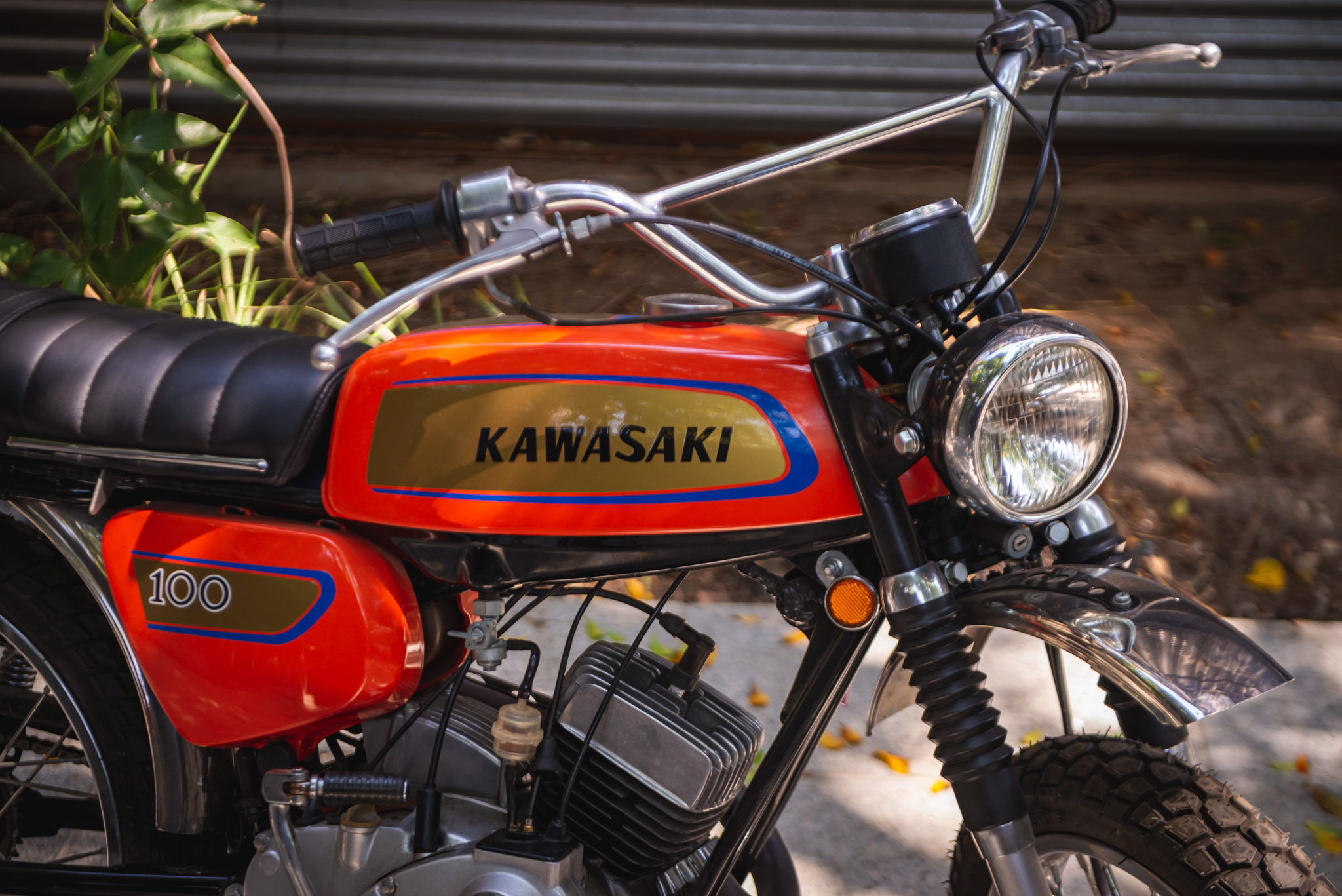 1971 Kawasaki 100 a venda the garage