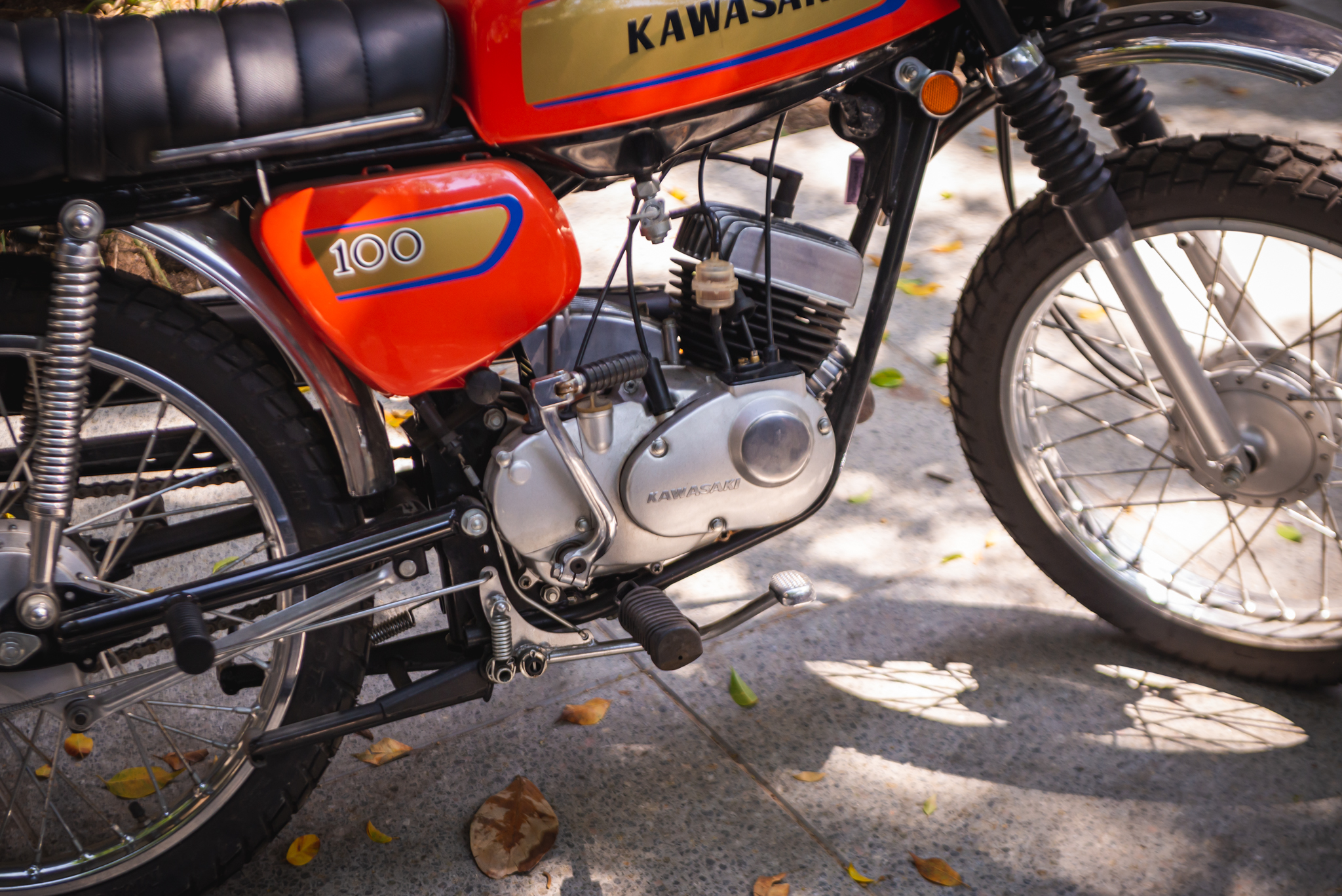 1971 Kawasaki 100 a venda the garage