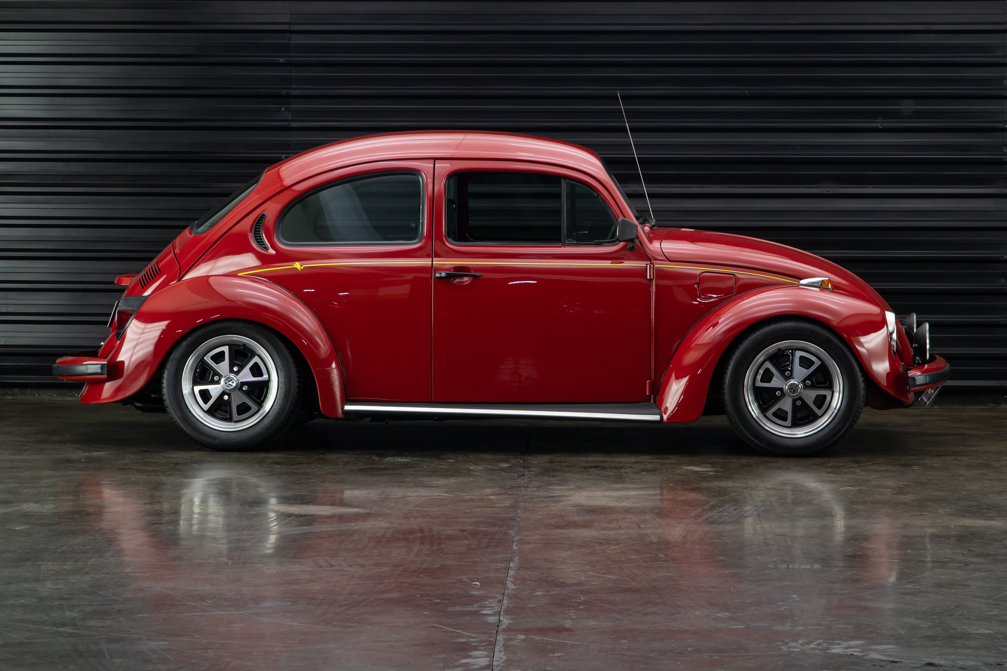 1995 VW Fusca 1600 vermelho a venda the garage