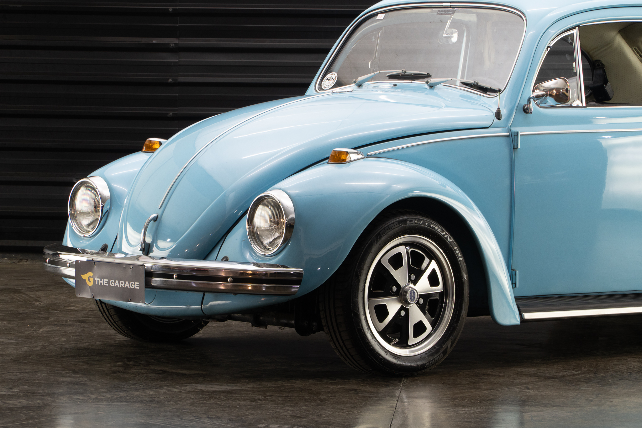 1974 Volkswagen Fusca 1500 azul a venda for sale the garage