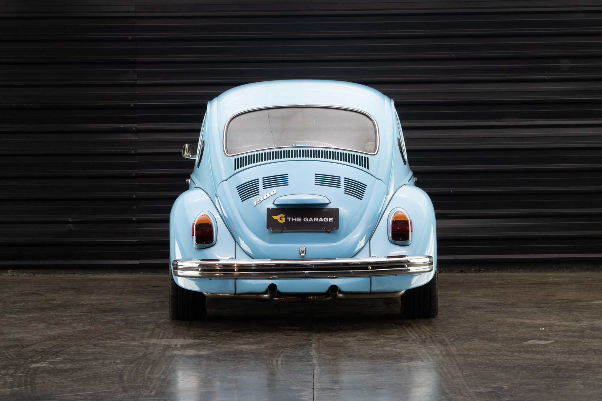 1974 Volkswagen Fusca 1500 azul a venda for sale the garage