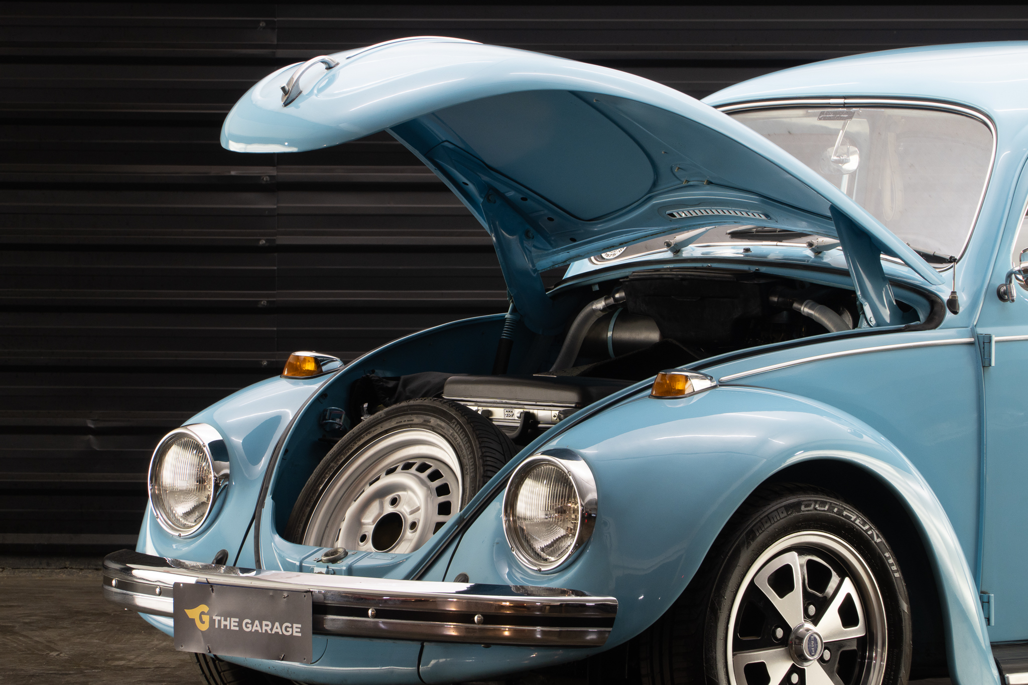 1974 Volkswagen Fusca 1500 azul a venda for sale the garage