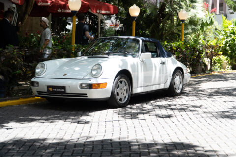 1990 porsche 911 carrera 2 cabriolet (964) branca a venda for sale the garage