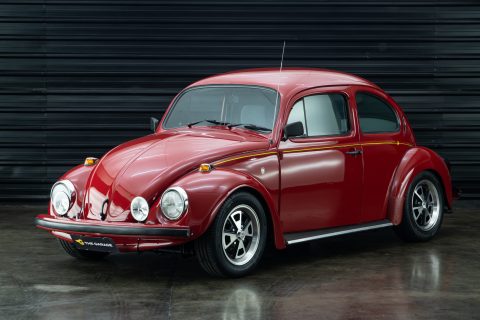 1995 VW Fusca 1600 vermelho a venda the garage